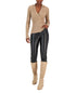 International Concepts Womens Ribbed Surplice Pullover Sweater